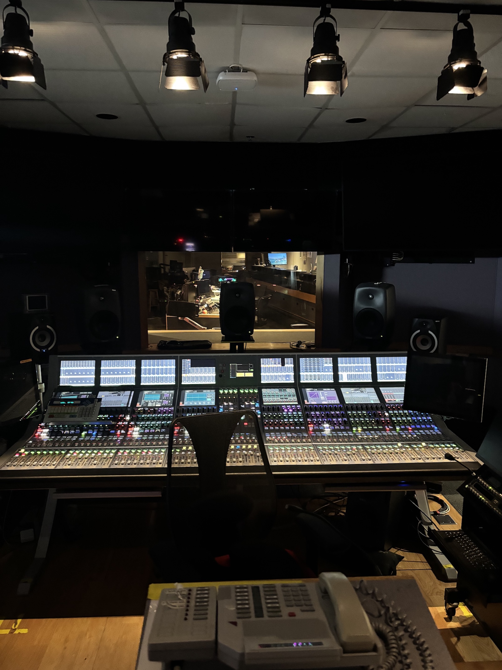 CBC recording control room