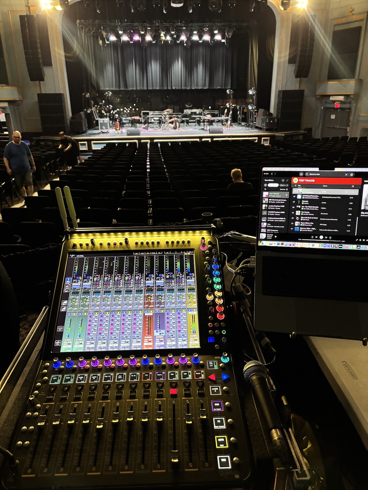 Danforth Music Hall FOH mixing