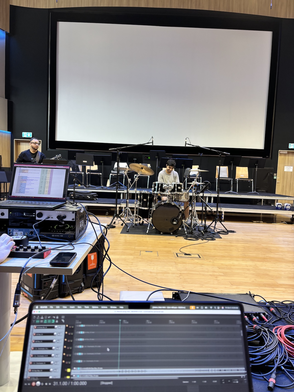 Shubh tour rehearsal